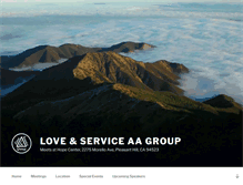 Tablet Screenshot of loveandservicegroup.org